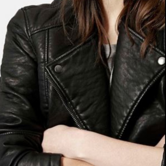 Topshop Jackets & Blazers - TOPSHOP faux leather biker jacket